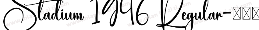 Stadium 1946 Regular字体转换